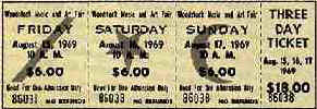 woodstock'69 ticket